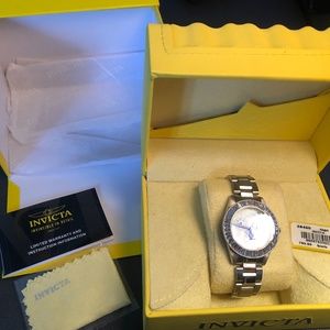 Invicta Mother of pearl face- NIB NEVER WORN